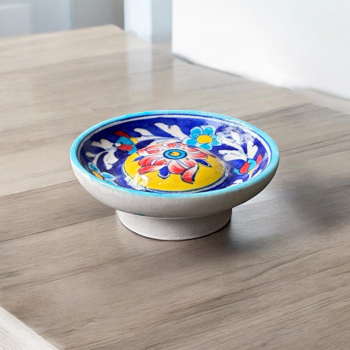 Blue Pottery Incense Stick Holder