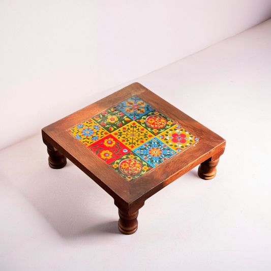 Blue Pottery Chowki 9 Tile