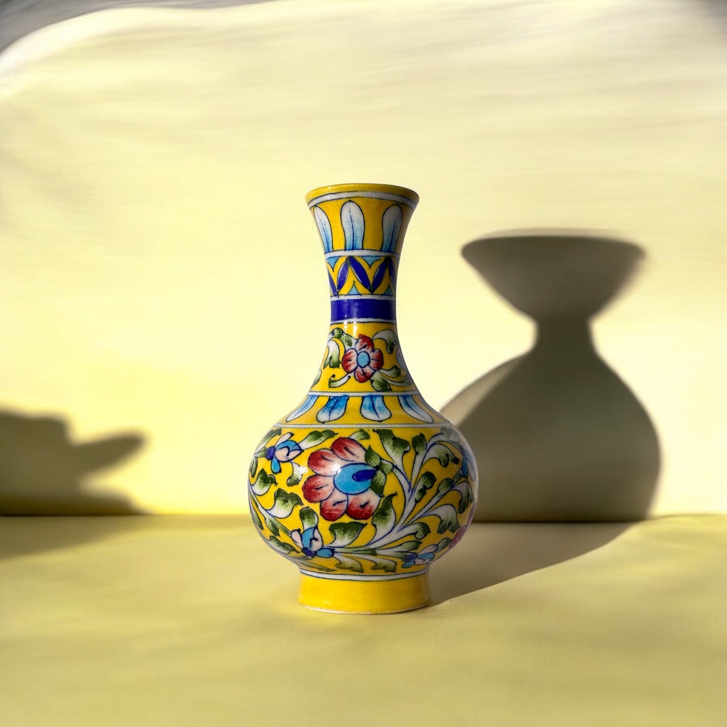 Blue Pottery Pot