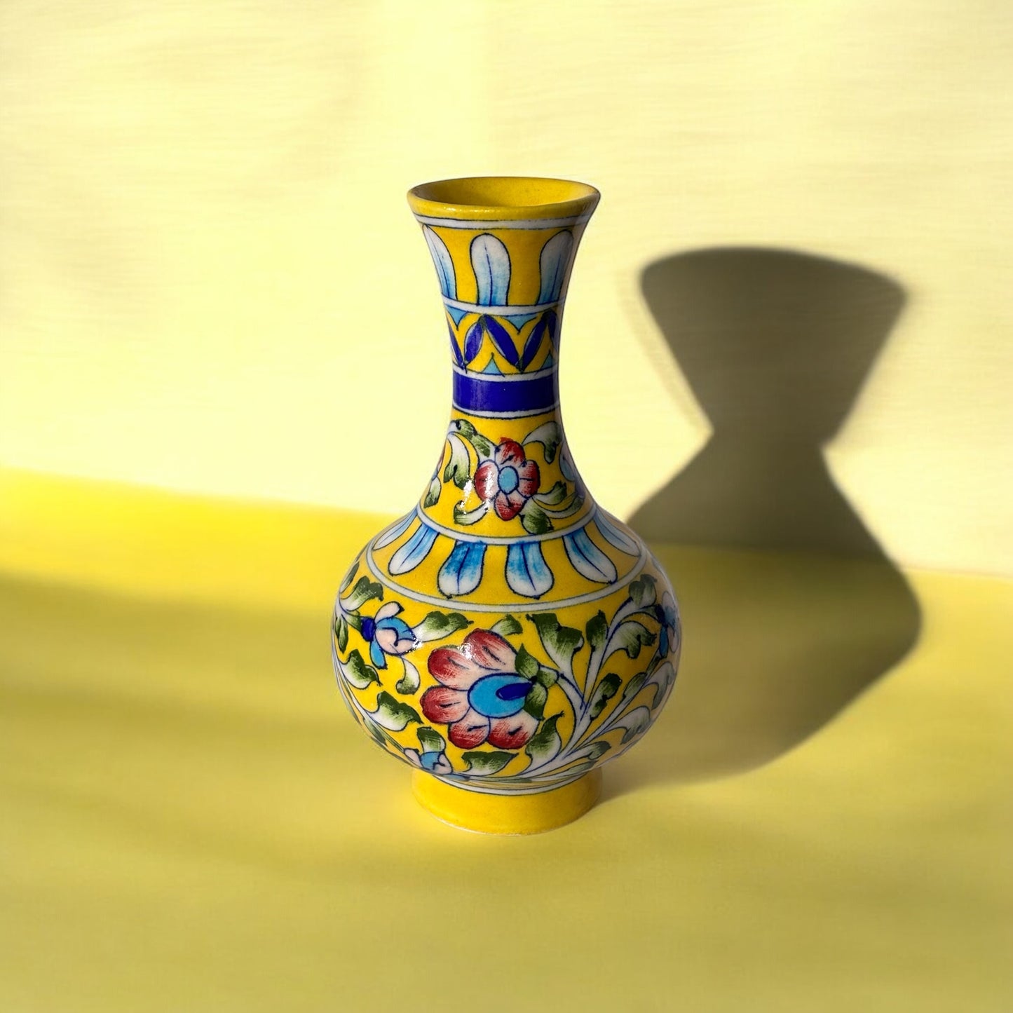 Blue Pottery Pot