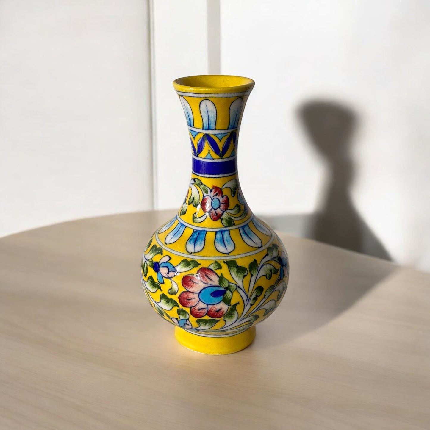Blue Pottery Pot